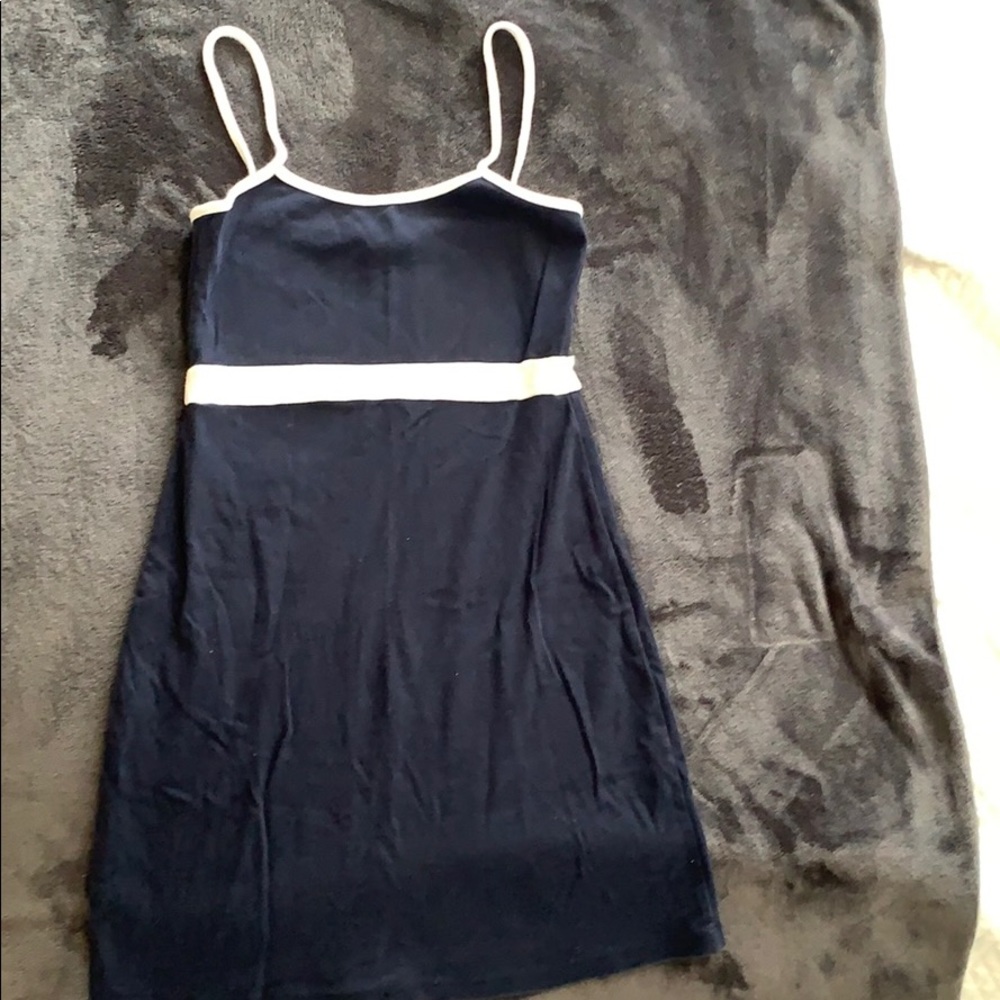 brandy melville white stripe dress